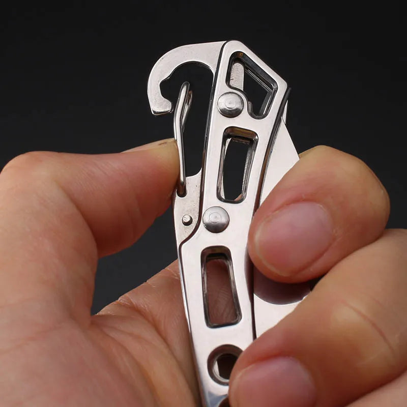 Portable Folding Knife Stainless Steel Survival Hunting Camping Fishing Climbing Knife Camping Outdoor Tools To Send Ropes
