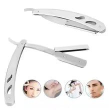 Professional Barber Razor Manual Shaver Straight Edge Stainless Steel Shaver Folding Shaving Shave With Blade